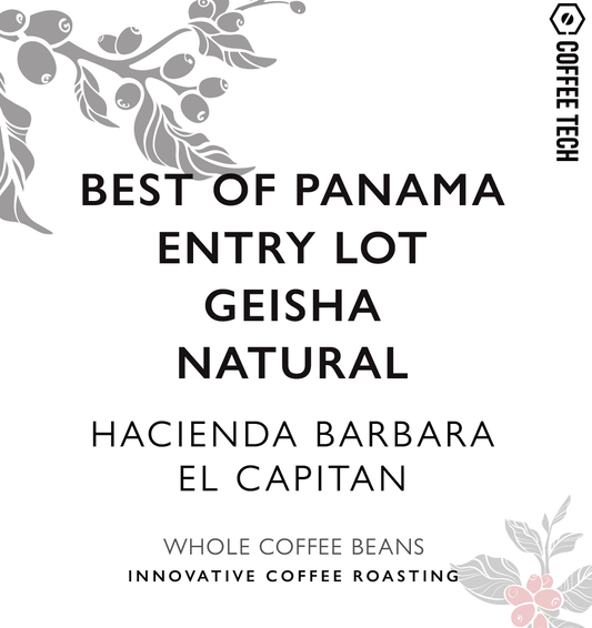 Coffee Tech - Hacienda Barbara El Capitan Geisha Natural BOP Entry Lot