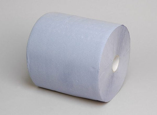 Roll Feed Blue Hand Towel