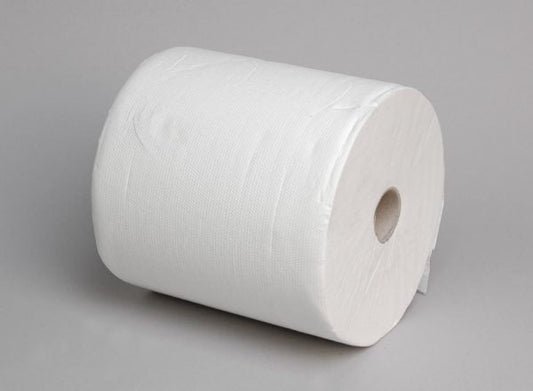 Roll Feed White Hand Towel